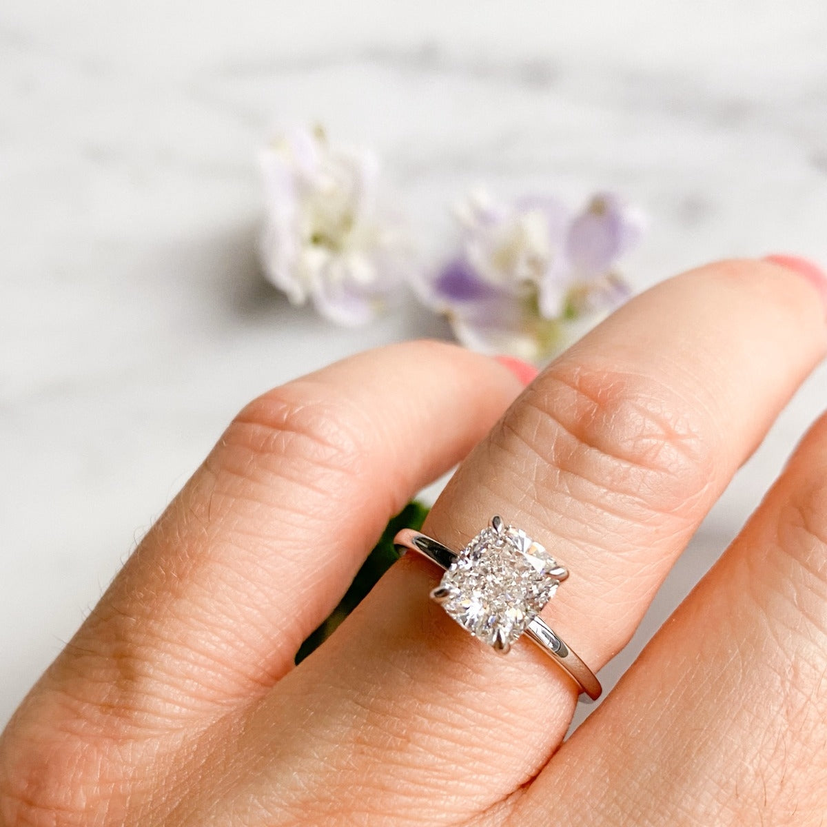 Jolie Cushion Solitaire