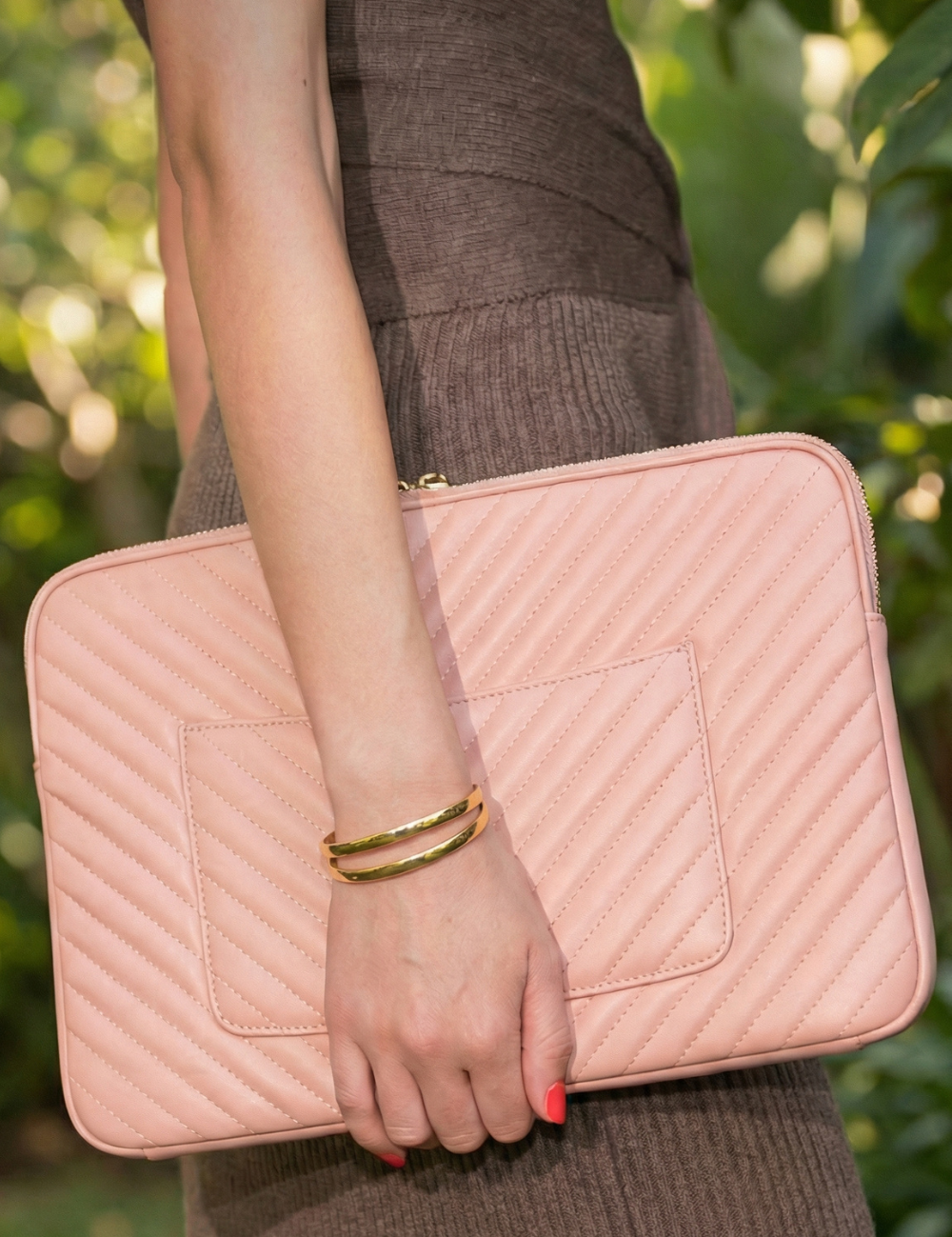 The Geneva Sleeve in Dusty Pink