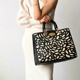 The Manhattan Laptop Tote in Black
