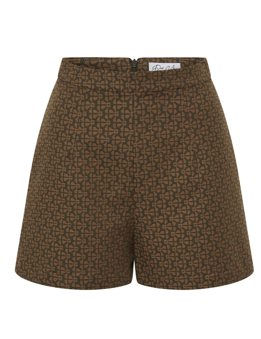 Ivy Impressing Mini Short in Kalamatta Olive