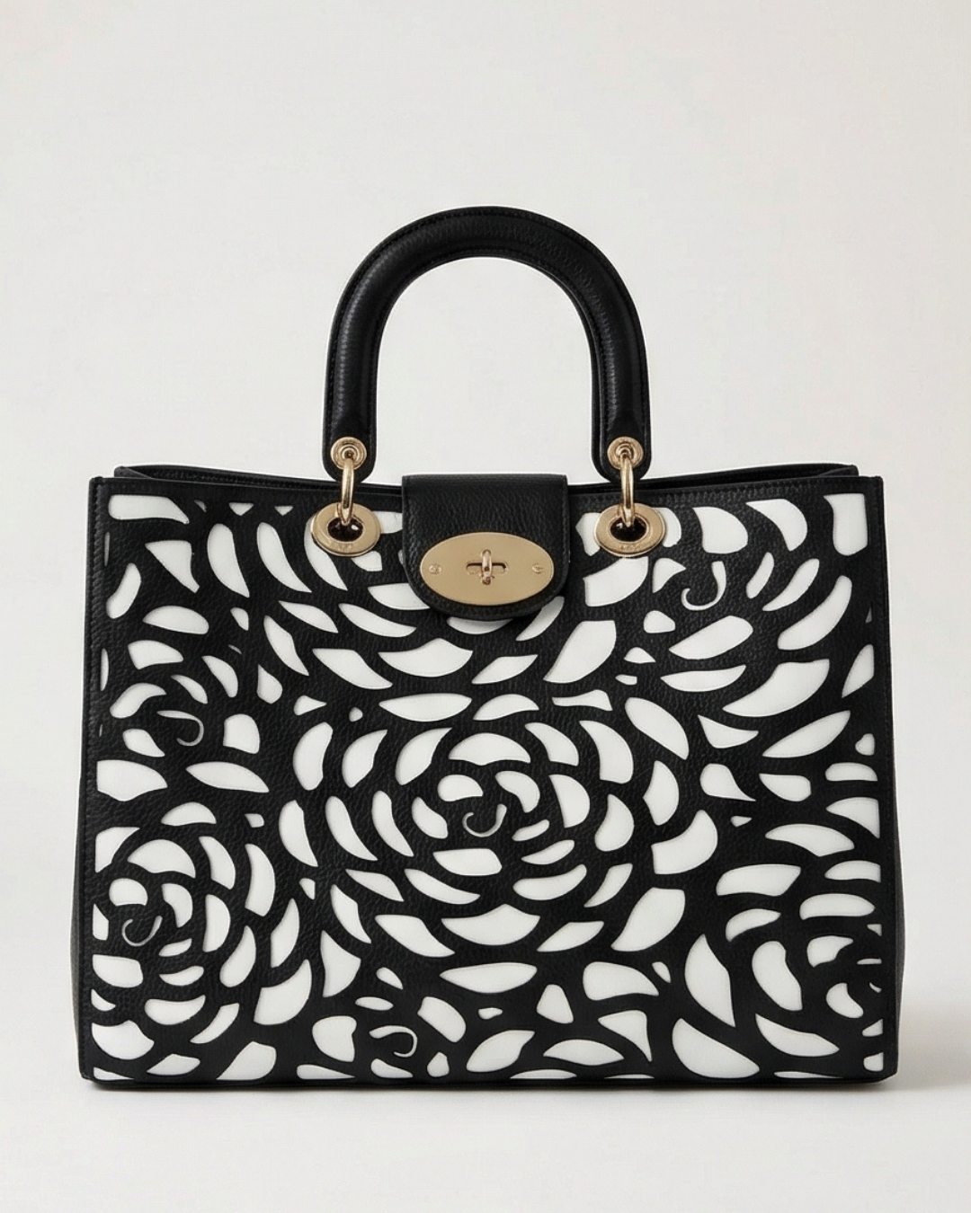 The Manhattan Laptop Tote in Black