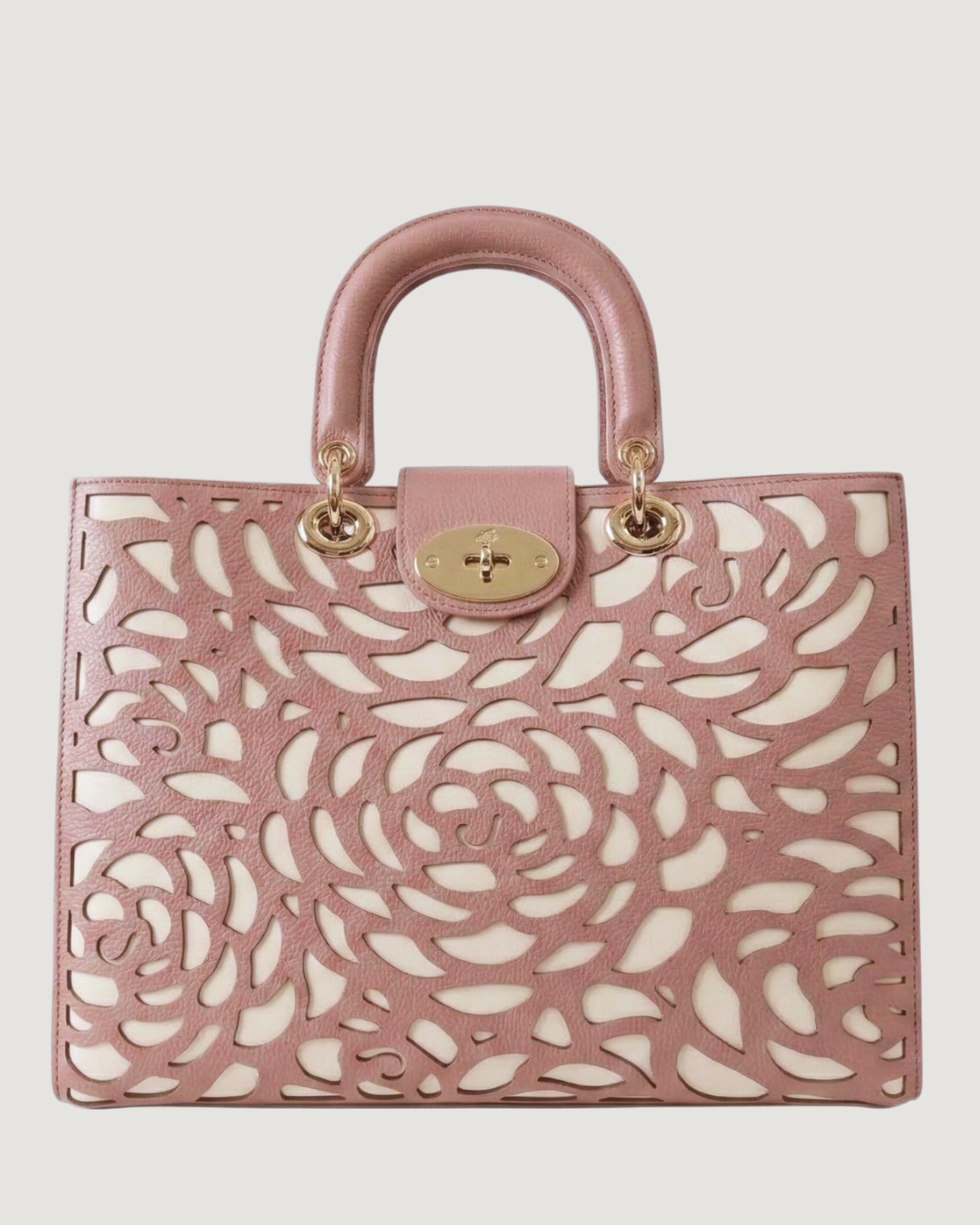 The Manhattan Laptop Tote in Dusty Pink